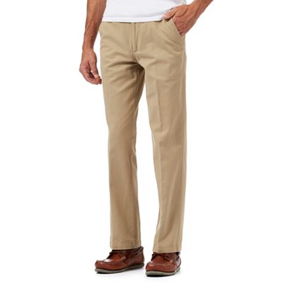 Maine New England Beige tailored fit chinos